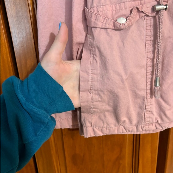 Light Pink Utility Jacket for Women - Picture 2 of 6